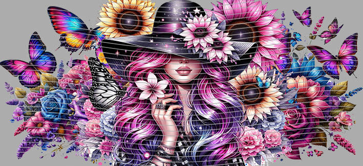 16oz Sunflower Girl-SU-330